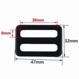 5/10Pcs 20-50mm Stainless Steel Tri-Glide Slider Buckles for Bag Strap Backpack Adjust Webbing Clips Clasp Bags Accessories