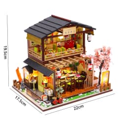 DIY Wooden Miniature Building Kits 3D Puzzles Castle Casa Doll Houses With Furniture Lights Dollhouses For Friends Birthday Gift
