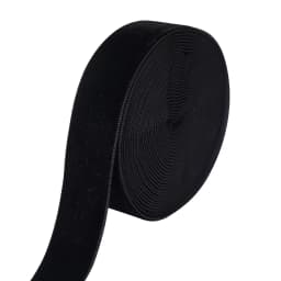 5-10Yards Black Velvet Ribbon Roll Single-Sided Flocked Ribbon for DIY Crafts Sewing Hair Accessories Gift Wrapping and Jewelry