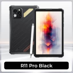 HOTWAV R11 Pro 8.7'' HD 120Hz Display Rugged Tablet 10150mAh Massive Battery 20W Fast Charging Android 16 Super Camping Light Pad 8GB RAM 256GB ROM 64MP + 16MP Camera 1080P Lightweight Tablet PC With Stylus Pen GPS WiFi OTG