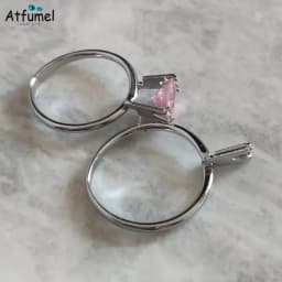 Metal Spring Type Ring Diamond Four-Claw Tweezers Stone Gemstone Holder Display Jewelry Tools Wedding Ring Try-on Equipment 1PC