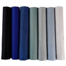 7PCS 25 X 25cm/50 X 50cm Squares Cotton Craft Plain Fabric Cloths for DIY Bundle Patchwork Quilting Sewing Scrapbooking Artcraft