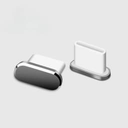 Metal Type C Dust Plugs Cellphone Anti-dust Protectors for Apple IPhone 15 Pro Max/15 Plus/15 Pro Samsung Dustplug
