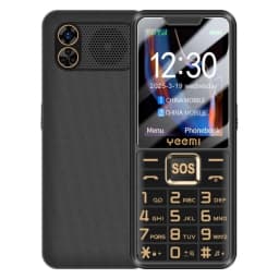 YEEMI K3 Super Thin Mobile Phone 2.4inch HD Screen GSM 2G Dual SIM Card Long Standby Flashlight Camera Type-C Button Phone