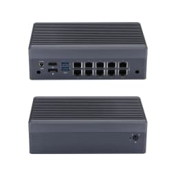 Qotom 10x 2.5G LAN Fanless Mini PC Q31100GT I226-V 6305 i5-1135G7 i7-1185G7 i5-11300H Firewall Router Network Appliance