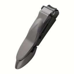 1-piece Nail Clippers for Men with Catcher -Sharp Heavy Duty Self-Collecting Nail Cutters with Ergonomic Lever Keep Fingernails