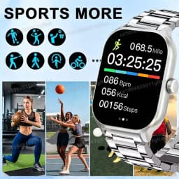 Smartwatch Men Dial to Answer Calls Calorie Tracking Heart Rate Blood Oxygen Monitoring Bluetooth Smart Watches Women Pk HT30