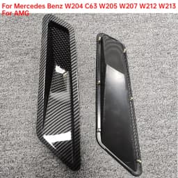 2X Bonnet Air Vents Engine Hood Car Exterior Parts For Mercedes Benz W204 C63 W205 W207 W212 W213 AMG Sedan Coupe Car Front Vent