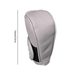 Auto Gear Shift Cover Handbrake Cover Universal PU Leather Automatic Knob Cover Car Shifter Stick Protector Decoration
