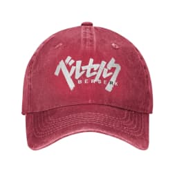 Washed Baseball Cap Berserk Spring Hip Hop Hats For Men Adult Trendy Kpop Rock Sun Baseball Caps