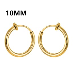 Non-pierced Earrings Clip On Retractable Earrings Men Women Ear Clips Classic Hip-hop Hoop Ear Bone Buckle Earrings Accessories