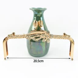 1Pc Deepeel Retro Square Embossed Bag Handles Metal Handmade Sewing Brackets Kiss Clasp Handbag Purse Frame Handle Accessories