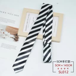 New Trendy Wine Red Black Striped Belt Collocation Many Uses Fit With Jeans Hair Tie Neckerchiefs Daily Wear 7cm Brown Neckties