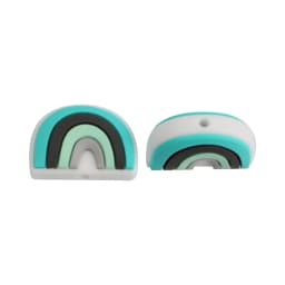 Kovict 5/10Pcs Silicone Beads Car Airplane Rainbow Rocket Bead For Jewelry Making DIY Keychain Necklace Bracelet Accessories