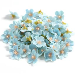50Pcs 2.5cm Mini Daisy Artificial Flowers Silk Fake Flowers Heads for Home Wedding Decoration DIY Bride Wreath Decor Accessories