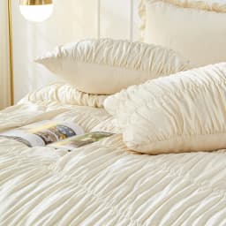 Bed Linen Bed Sheet Bedding Comforter Sets Wrinkled Light Brown Bohemian Fluffy Bedspread Bedding Duvet Cover 2/3 Pcs Set