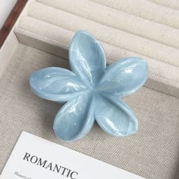 Elegant Flower Hair Clip Crab 8cm Large Plastic Hair Claw Clips For Women Hairclip Cute Beach Hair Accessories Hawaiian Barrette