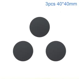 1/3/5pc Thin Metal Plate For Magnetic Car Phone Holder Iron Sheet Sticker Disk For Magnet Phone Stand Mount Round Retangle Black