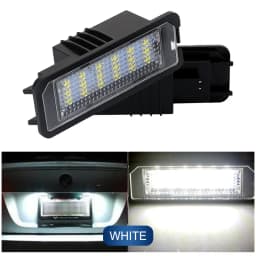 2PCS LED Car License Number Plate Light Lamps Canbus Error Free For VW Golf 4 1997-2005 Automobiles Parts Accessories