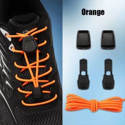 Elastic No Tie Shoelaces with Lock Buckle Stretch Quick Lace System for Sneakers Running Sports Shoes Adults Kids