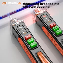 MUFASHA Non-Contact Voltage Detector Electrical Pen AC Voltage Tester Smart Breakpoint Finder 12-1000V