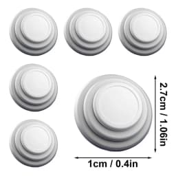 8pcs Universal Car Door Shock-absorbing Silent Gasket Closing Door Shock-proof Pads Anti-collision Strips Door Edge Protector