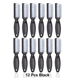 4/6/12 Pcs Color Nail Brush Cleaning Brush Plastic Handle Grip Multifunctional Brush Clean Scrubbing Pedicure For Toes Manicure