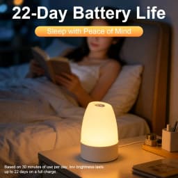 Touch Night Lamp Dimmable Rechargeable Type-C Table Lamp for Bedroom Living Room Remote Control Decor 3 Colors Night Lamp 2W