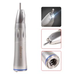 Dental Surgical Straight Handpiece External / Inner Water Spary NoseCone 1:1 Fiber Optic motor for NSK / 6Hole air motor LED