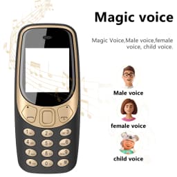 SERVO Q3308 PRO 3 SIM Standby Mini Mobile Phone Magic Voice Bluetooth Dialer Speed Dial FM Radio 2G GSM Super Smaller Cellphones