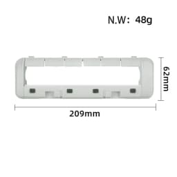 Main Brush Cover for Dreame L10S Pro / L10S Ultra / S10 / X10 / S20 / X20 / X30 / S30 / X40 / X40 Pro / X40 Ultra Robot Vacuum C