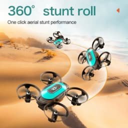 XD2 Mini Pocket toys Crash Resistant 2.4G Four Axis Aircraft 360 ° Rotating Rolling Remote Control Toy Mini Drone Birthday Gift