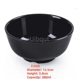 4.5 5 inch 2 10 pcs set Break resistant Melamine Bowl Thickened Flower Rice Soup Snack Bowl Plastic Food Tableware Chinese Bowls