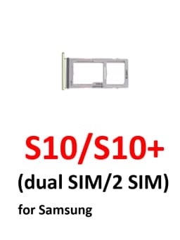 For Samsung S10 G973F G973 Phone New SIM Card Tray Housing Micro SD Card Holder Pocket For S10 Plus S10+ G975F G975