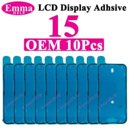 10pcs Waterproof Seal Sticker Back Cover Side For iPhone 16 Plus 15 Pro Max 14 17E Front LCD Display Adhesive Glue