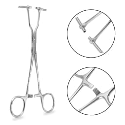 1pc Stainless Steel Body Piercing Clamp Tool For Ear Lip Navel Nose Tongue Septum Sponge Forceps Pliers Piercing Supplies