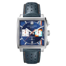 Specht & Sohne New Classic Men's Quartz Watch Blue Color Stainless Steel Japan VK63 Movt Genuine Leather Montre Homme 39MM