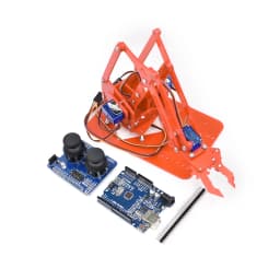 SG90 4 Dof Unassembly Acrylic Mechanical Robot Manipulator Claw For Arduino Robot Arm DIY Kit UNO Programmable Robot Starter Kit