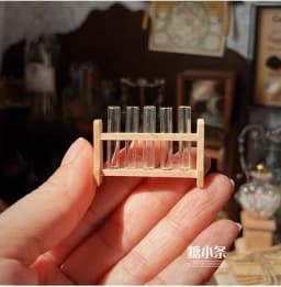 6Points DollHouse Miniature Magic Potions Retro Magic House Bryce Model BJD Potion Bottle Ob Scene Accessory Hourglass Gem Model