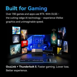 MFOREFINE G2 External GPU Dock for RTX 5060 Ti, 16GB GDDR6 Graphics Card Docking Station eGPU Enclosure