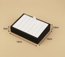 Jewelry Storage Box Gem Box V Groove Diamond Ring Face Bare Stone Color Treasure Bare Diamond Box Counter Sample Display Props