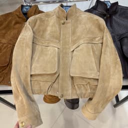 YOLOAgain 2026 Spring Short Suede Bomber Jacket Women Genuine Sheepskin Leather Jacket Ladies