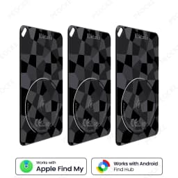 Dual System Wallet Tracker Card Smart Location Tag Anti-Lost GPS Tracker Item Finder Works With Google Find Hub & Apple Find My