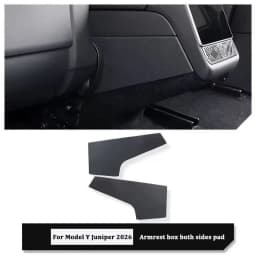 For Tesla Model Y Juniper 2026 Rear Center Console Air Vent Anti-Kick Pad TPE Armrest Rear Anti Dirty Panel Protection Cover Mat