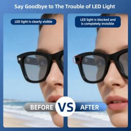 100-500pcs Light Blocking Sheet Stickers for Ray-Ban Meta Smart Glasses LED Cover Blackout Patch 5mm Self Adhesive Shading Dots