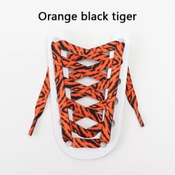 1Pair Animal Pattern Shoelaces Flat Sneakers Shoe Laces Tiger/Snake/Leopard Print Shoelace Outdoor Hiking Sports Shoes Strings