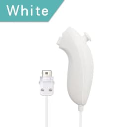 5 Colors Wired Nunchuck For Nintendo Wii Game Controller Hand Curved Game Handle Controller Nunchuk For Wii Gamepad Accessories