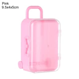 Miniature Suitcase Small Clutch Jewellery Candy Box Doll Handbag for Dolls Miniature Toys Trunk Dollhouse Wholesale