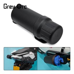 Universal Motorcycle Tool Tube Storage Box Waterproof Gloves Case for Honda BMW Yamaha Kawasaki - Durable Bike Accessory