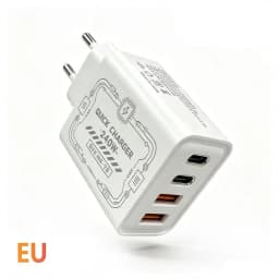 240W GAN Mechanical Multi-Port Fast Charger Portable Travel Power Adapter EU US Plug Widely Compatible with Multiple Devices